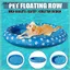 ARAMOX Bateau flottant pour animaux de compagnie Piscine de chien pour animaux de compagnie à bateau animalerie soin Ciel bleu