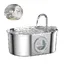 32L fontaine à eau pour chat，fontaine a eau chat inox，fontaine à eau pour animaux de compagnie，système de filtration