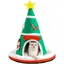 Caverne pour chat - MICH - Chaud antidérapant - Sapin de Noël - Lit doux - Coussin amovible - 60x60x70 cm