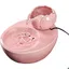 Fontaine deau en céramique pour animaux - OKZ® - Céramique durable - Lotus vertical - Filtre automatique - Rose