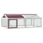 VIDAXL Enclos animaux moka - Article pour animaux - 200x1125x74 cm bois massif de pin BONNE320