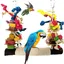 Jouet Perroquet Morsure Pont Échelles Balanoire Décoration Cage Oiseau YYV