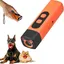 Générique Répulsif Ultrasonique pour Chien Dispositif Anti-aboiement Portatif 2 en 1 avec Lumière LED pour Chiens de Petite Moyenne