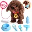 Chien Interactif avec Laisse Peluche Chien Qui Marche et Aboie LAISSE