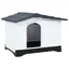 Automne/hiverNiche pour chien Gris 905x68x66cm Polypropylène - HAuteur:66cm - Grande Taille &FR_605641