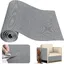 Griffoir Chat Canapé 200X40cm Tapis Griffoir Adhésif Anti Griffe DIY Protection Canapé pour Meubles Murs (Gris Clair)