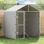 Argent Chenil dextérieur grande cage pour chien avec toit argenté 2x2x25 m A205