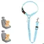 Ceinture de sécurité pour chien - Phoesky - Réglable - Boucle en métal - Élastique réfléchissante - Attache de voiture