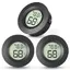 Lot de 3 mini hygromètres et thermomètres dintérieur et dextérieur  pour maison bureau reptiles voiture serre