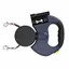 zhan-Laisse rétractable pour chien 360° double extrémité en ABS et nylon auto-rétractable pour chiens et chats de petite