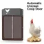 Porte automatique pour poulailler trappe lectrique avec rails de guidage scurit pour vos poules ROBOT MINIATURE