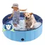 Piscine 100 x 30 cm Durable et facile à ranger Drainage pratique Convient animaux domestiques et aux enfants pesant jusquà 50 kg