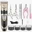 Rechargeable tondeuse professionnelle pour animaux de compagnie avec accessoires , amovibles et lavables , pour chiens, chats