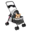 Poussette Chien 3-en-1, Poussette pour Chien Chat,  Pliable Portable Landau pour Animaux