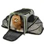 Sac pour chien chat animaux de compagnie portable pour sortir, pliable espace respirant sac pour petits chiens 45x30x30cm