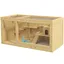 Cage Hamster Bois 100cm Pour Gerbilles Balançoires&échelles&toit Ouvrant&cabane - Habitat Naturel Et Stimulant