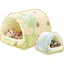 Cachette pour animaux - XVX - Lot de 2 - Flanelle douce - Abri suspendu - Pour rongeurs