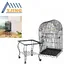 XJING Cage à oiseaux portative en métal 59*59*150cm idéale pour perruche canari perruche