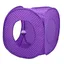 Tunnel pour chat avec balle de jeu jouet interactif « Peek-a-Boo » tunnel camouflage à 3 voies pour chat dintérieur - violet