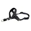 Collier Anti-Aboiement pour Chien, Outil de Dressage Respirant pour Chien, MuselièRe en Nylon avec Bandes RéFléChissantes, L-Noir