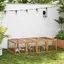 Clapier cage lapins extérieur intérieur pliable 2 portes supérieures 181L x 100l x 48H cm bois massif pin