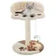 Solde d'été Arbre à chat avec griffoir en sisal 40cm Beige et Marron Classique 8363