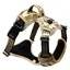 Camouflage Marron, M , Harnais Chien, Harnais Anti Traction pour Chien, Respirant Réglable Gilet Durable Réfléchissant, Facile à