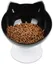 Gamelle Surélevée pour Chats Inclinable à 15° Anti-Vomissements et Anti-Déversement Support Antidérapant