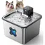 Fontaine a Eau Chat sans Fil 3.2L Fontaine à Eau pour Chat INOX avec Detecteur de Mouvement 1 Fontaine à Eau Chat Inox ABREUVOIR