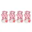 Chaussures pour chien - Teddy - Bottes antidérapantes - Toile respirante - Rose - Taille 20x10x4cm