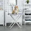 Bras de toilettage pour chiens pliable  hauteur  réglable (65 cm maximum à partir de la table) dim.36l x 8P x 74H cm