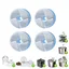 4Pcs Filtres à Charbon Pour WF180 Fontaine à Eau pour Chat Chien -Compatible with WF070/WF180/FT333/FT444