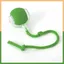 ®RisingFF Balle anti-morsure pour chat (avec corde) - Dispositif de saut auto-divertissant vert
