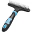 Brosse à râteau pour sous-poil de chien pour brosse à poils courts ou longs peigne dépilation peigne de toilettage pour Étiquette