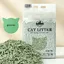 Litière pour chat - DDCAQIOUA - Végétale - 6L - Sans poussière - Agglomérante