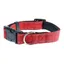 Collier pour chien en fil réfléchissant 1 pièce - rouge taille S