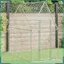 ASHATA Cage pour poules argenté 200x100x190 cm acier galvanisé -FHE172550
