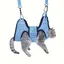 Hamac pour la coupe des griffes de chat — Sac de contention anti-griffures et anti-morsures (Outil de toilettage pour animaux)