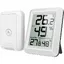 Thermomètre intérieur et extérieur, thermomètre hygromètre avec sonde extérieure, thermomètre hygromètre numérique sans fil avec gr