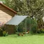 Poulailler grand poulailler en métal avec couverture imperméable et anti-UV cage pour 5-8 poules 3 x 17 x 19m