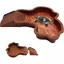 Plat deau Bassin pour Tortue De Piscine avec Rampe Abreuvoir Tortue Terrestre pour Tortues LéZards Et Gecko Mul BASSIN POUR ANIMAL
