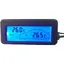 Thermometre Interieur Exterieur pour Voiture DC12V Thermomètre Numérique Thermomètre De Voiture Rétro-éclairage Mini Odipie
