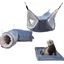 Hamacs rongeurs x3 – tunnel lit suspendu cochon d’Inde furet Label