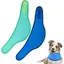 Bandanas rafraîchissants pour chien 2 pièces taille L refroidissement instantané bleu et vert