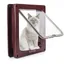 Chatière pour Chats, Verrouillage à 4 Voies Chatière 23.5 × 5.5 × 25cm, Facile à Installer et à Utiliser