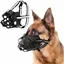 SANYU Muselière Panier pour Chien en Caoutchouc Non Toxique Respirante et Ajustable pour Petit Moyen et Grand Chien（M）
