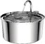 Fontaine à Eau pour Chat 3.2L, Fontaine pour Chat en Acier Inoxydable