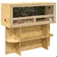 PROMOTION Terrarium - VENT-FLASH - Boîte à reptiles Marron 100x40x90 cm OSB 866227