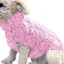Pull en laine tricoté pour chien, manteau chaud et doux, parfait pour l'hiver, disponible en plusieurs tailles