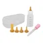 SALUTUYA biberon dallaitement pour animaux de compagnie Petit biberon pour animaux de table cuisine Pacification brune + rose